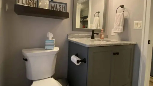 Vanity and Toilet