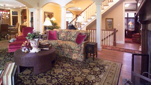Living Room & Fireplace