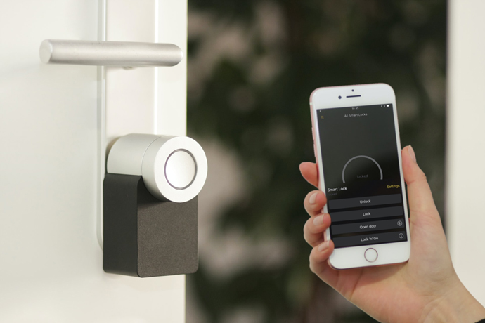 Doorbells and locks for smart home living.