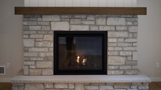 Beautiful Stone Fireplace