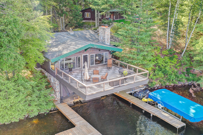 Outdoor space view of a house