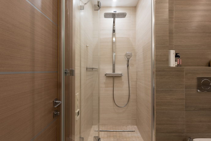 Rainfall shower head.