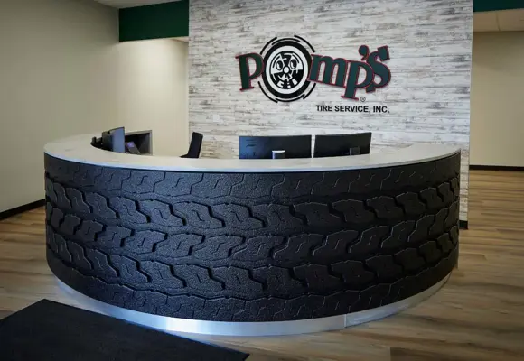 custom made reception desk for office