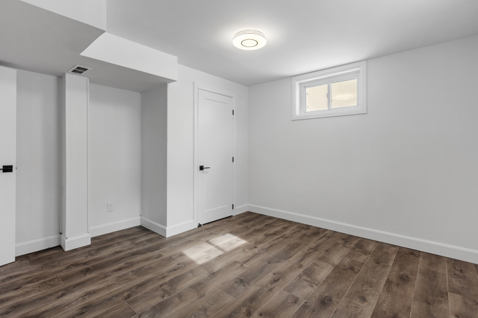 Choose Flooring for your basement remodel.
