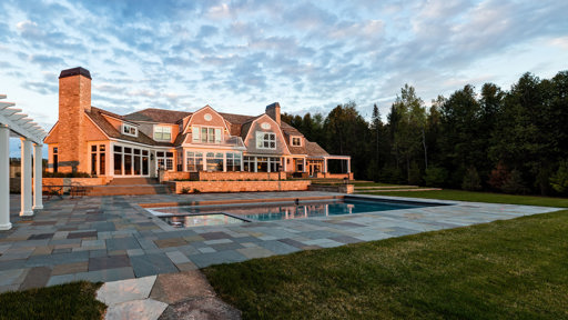 View from the Pool House