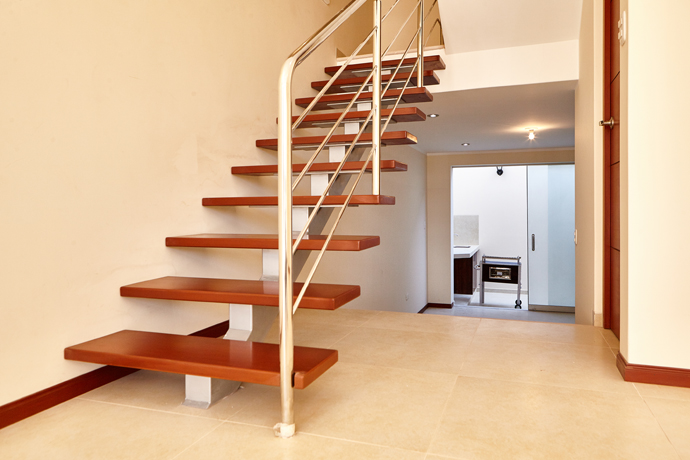 Floating staircase idea.