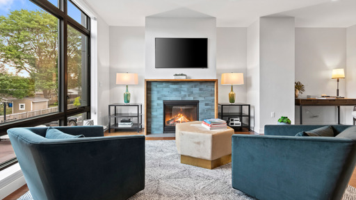 Modern Seating and Stellar Views