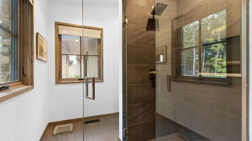 Bathroom with Glass Shower