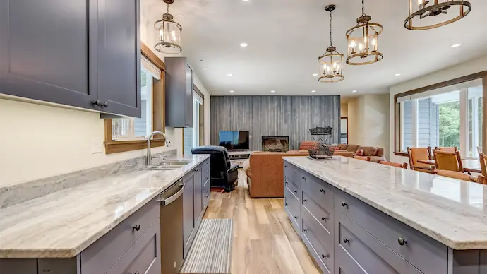 newly remodeled home kitchen