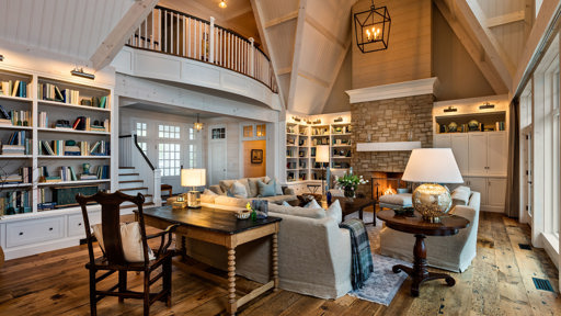 Great Room with Balcony View