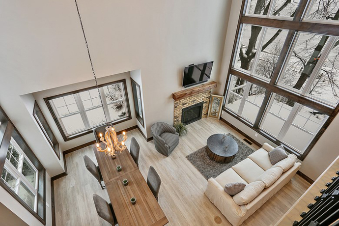 View of Great Room From Above