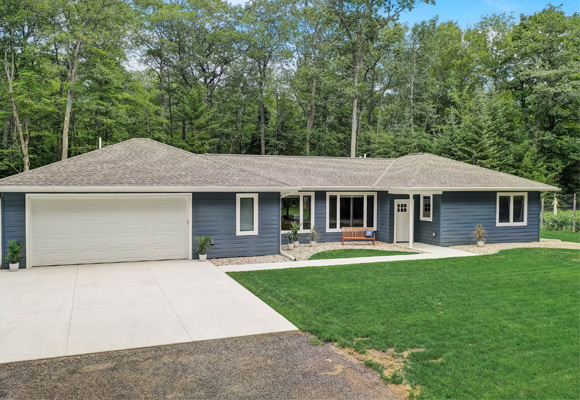 Exterior view of a house