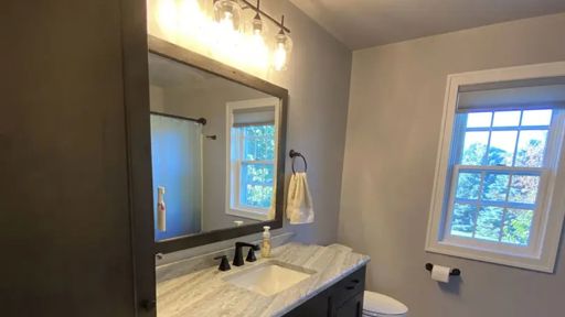 Elongated Vanity and Sink