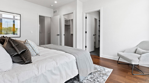 Bedroom with Closet