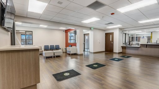 Sleek Lobby Area + Seating