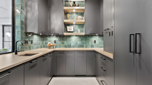 Green Tiled Butler's Pantry