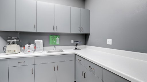 Dental Equipment and Sink Area