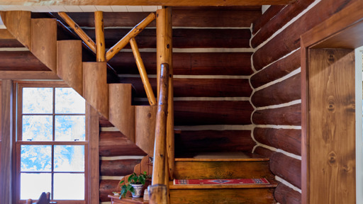 Pine Staircase