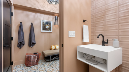 Half Bathroom with a Fun Design