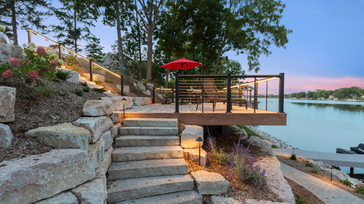 Stone Steps + Landscaping