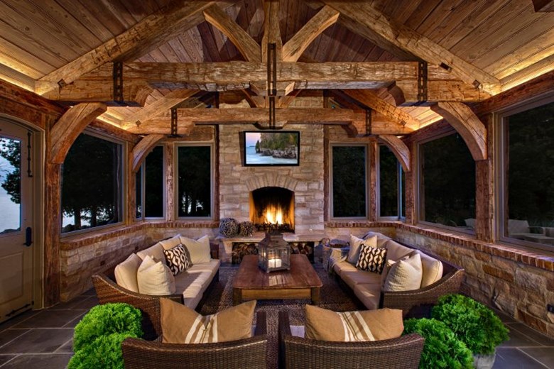 1. Indoor/Outdoor Living area