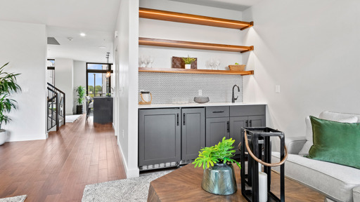 Pantry with Shelves