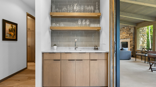 Wet Bar + Storage