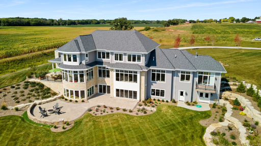 Aerial View of Rear Exterior