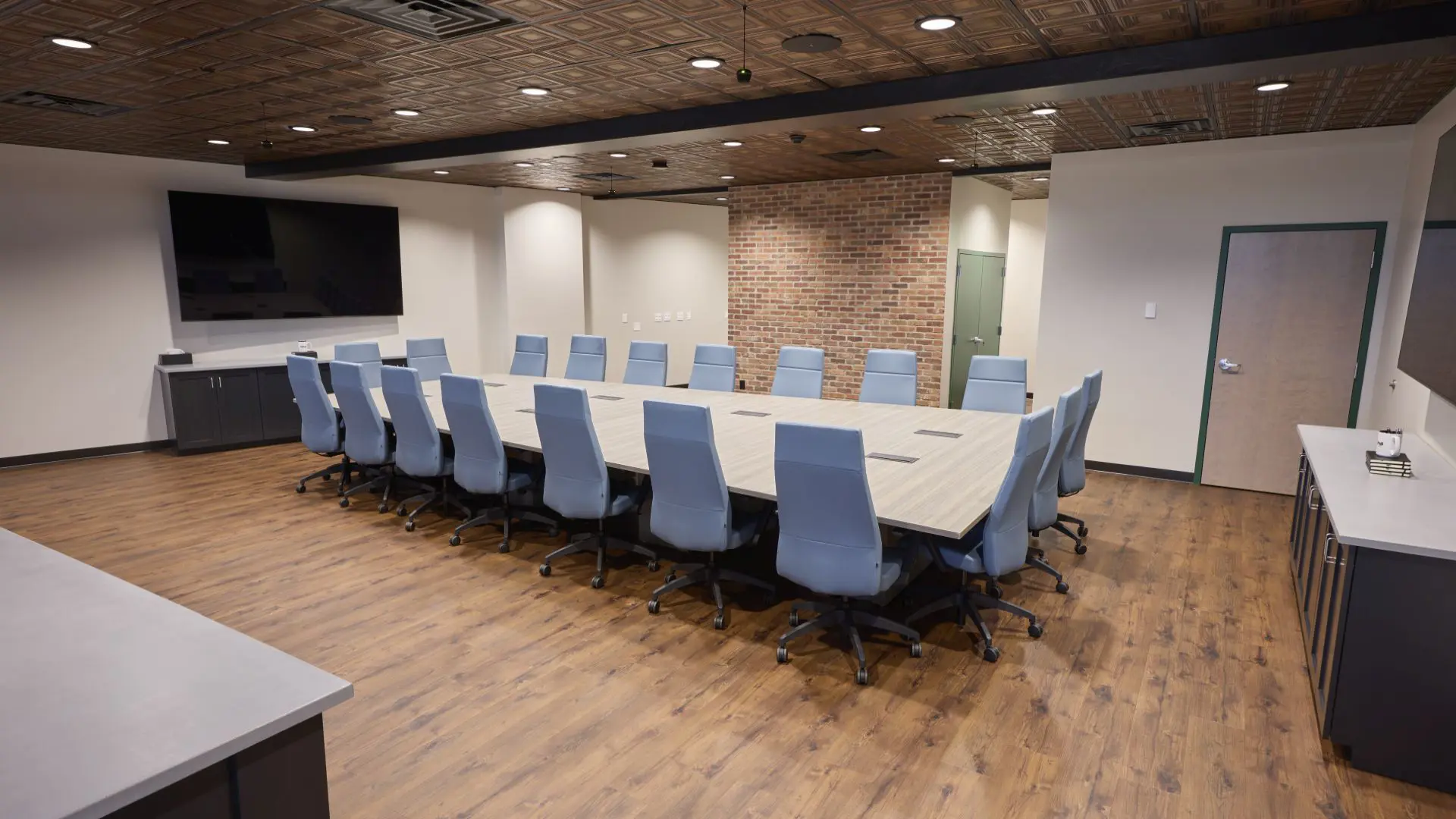 newly remodeled conference room