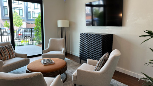 Living Room with Terrace