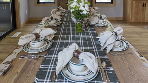 Beautifully Set Table