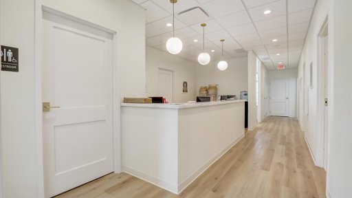 Interior Hallway and Desk