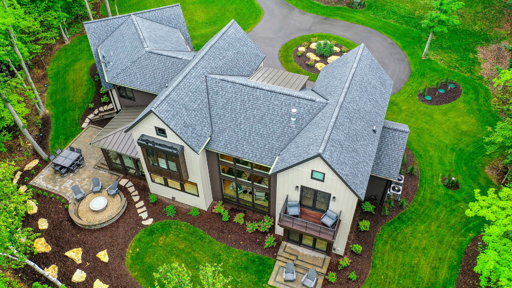 Aerial of Backyard