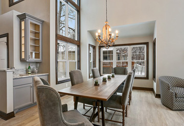 3. Dining Room Built-In + Wet Bar